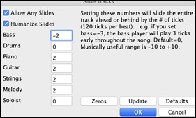 Slide Tracks